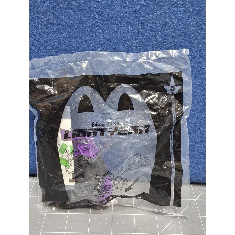 McDonalds Lightyear Happy Meal‎ Toy Purple Zurg Fighter Ship 5 Sealed 2022